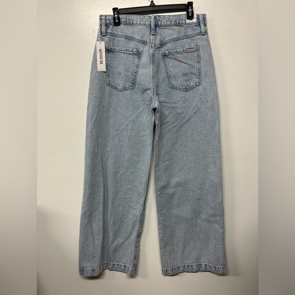 NWT Hudson Jolene High Waist Wide Leg Light Wash Jeans Size 27 - Picture 4 of 8